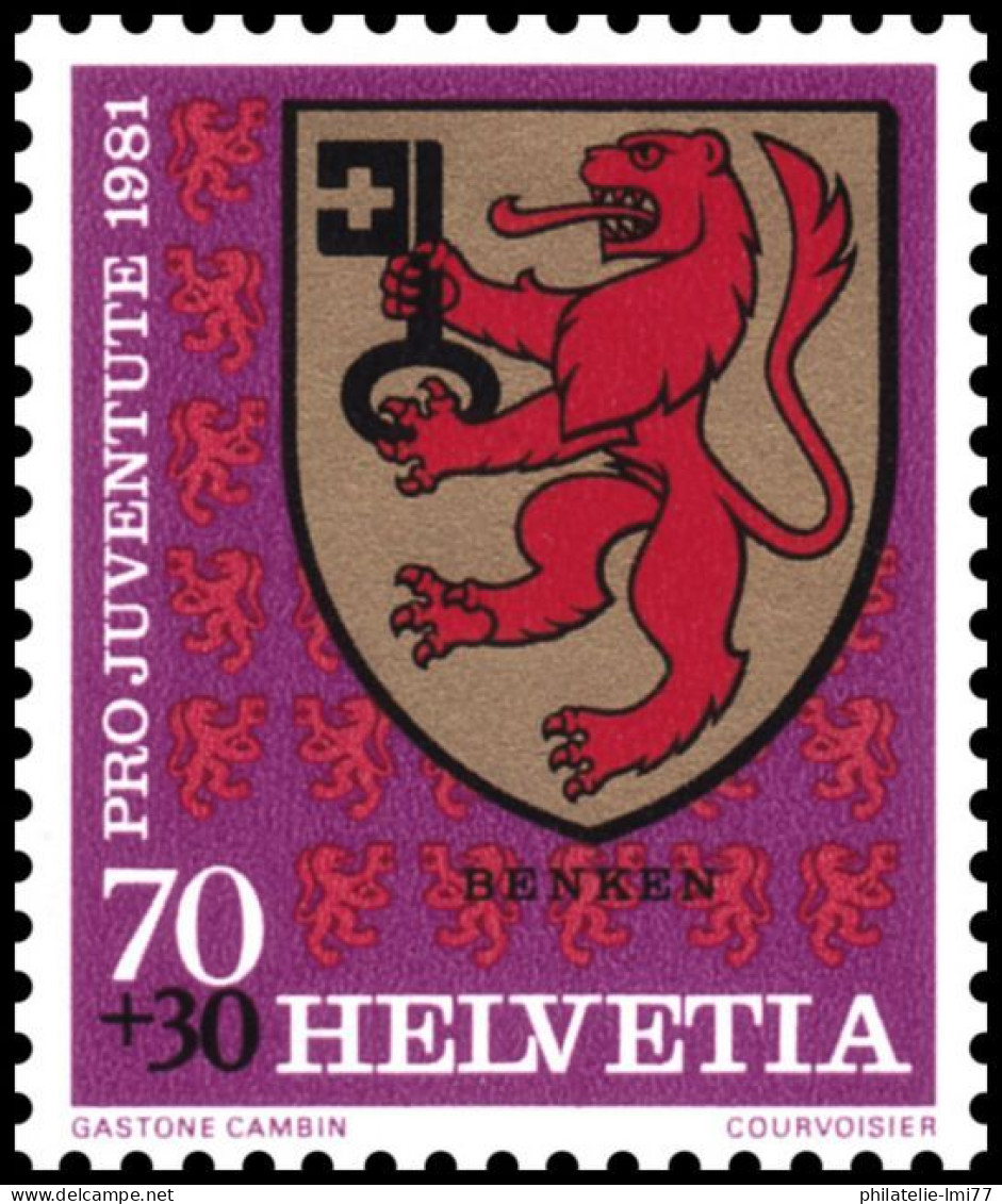 Timbre De Suisse N° 1141 Neuf Sans Trace De Charnière - Unused Stamps