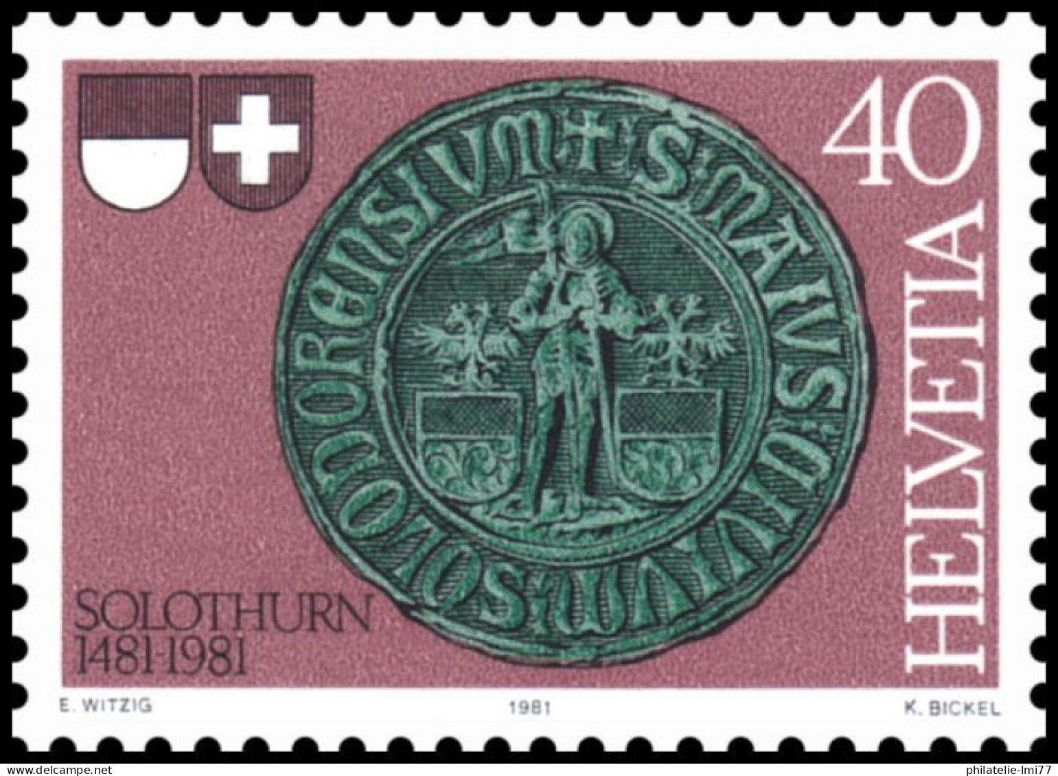 Timbre De Suisse N° 1133 Neuf Sans Trace De Charnière - Unused Stamps