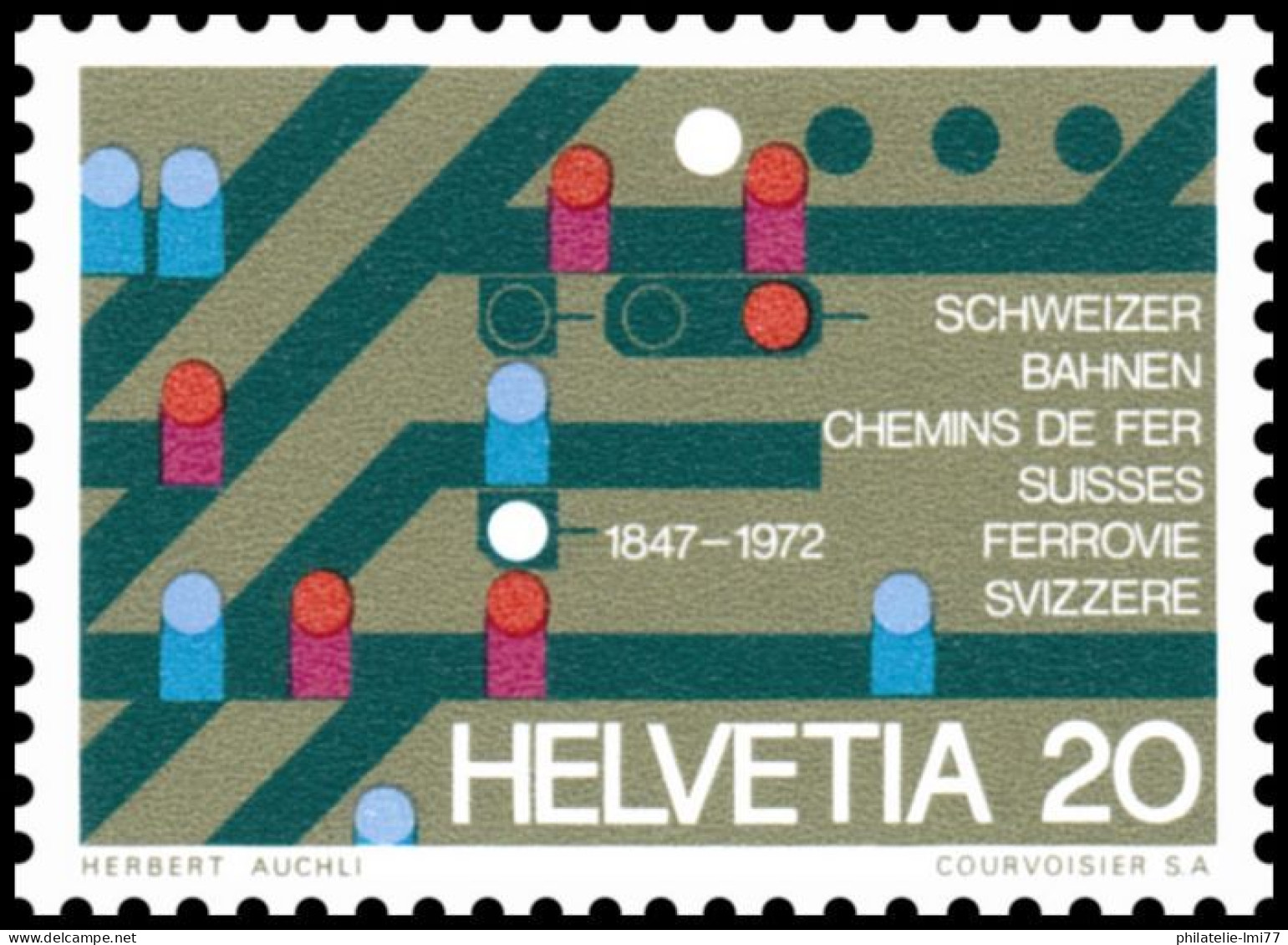 Timbre De Suisse N° 896 Neuf Sans Trace De Charnière - Unused Stamps