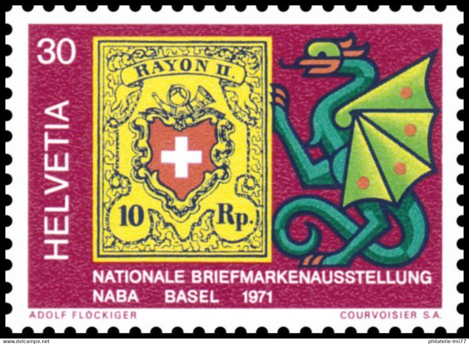 Timbre De Suisse N° 875 Neuf Sans Trace De Charnière - Unused Stamps