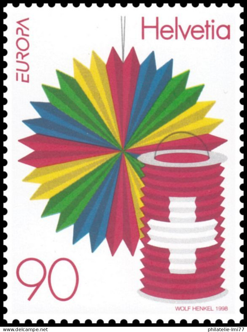 Timbre De Suisse N° 1582 Neuf Sans Trace De Charnière - Unused Stamps