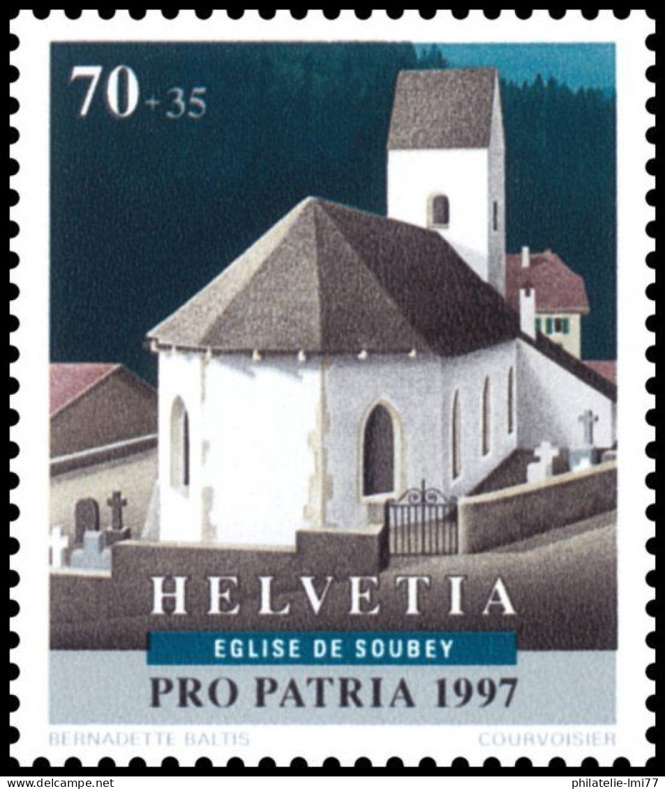 Timbre De Suisse N° 1539 Neuf Sans Trace De Charnière - Unused Stamps