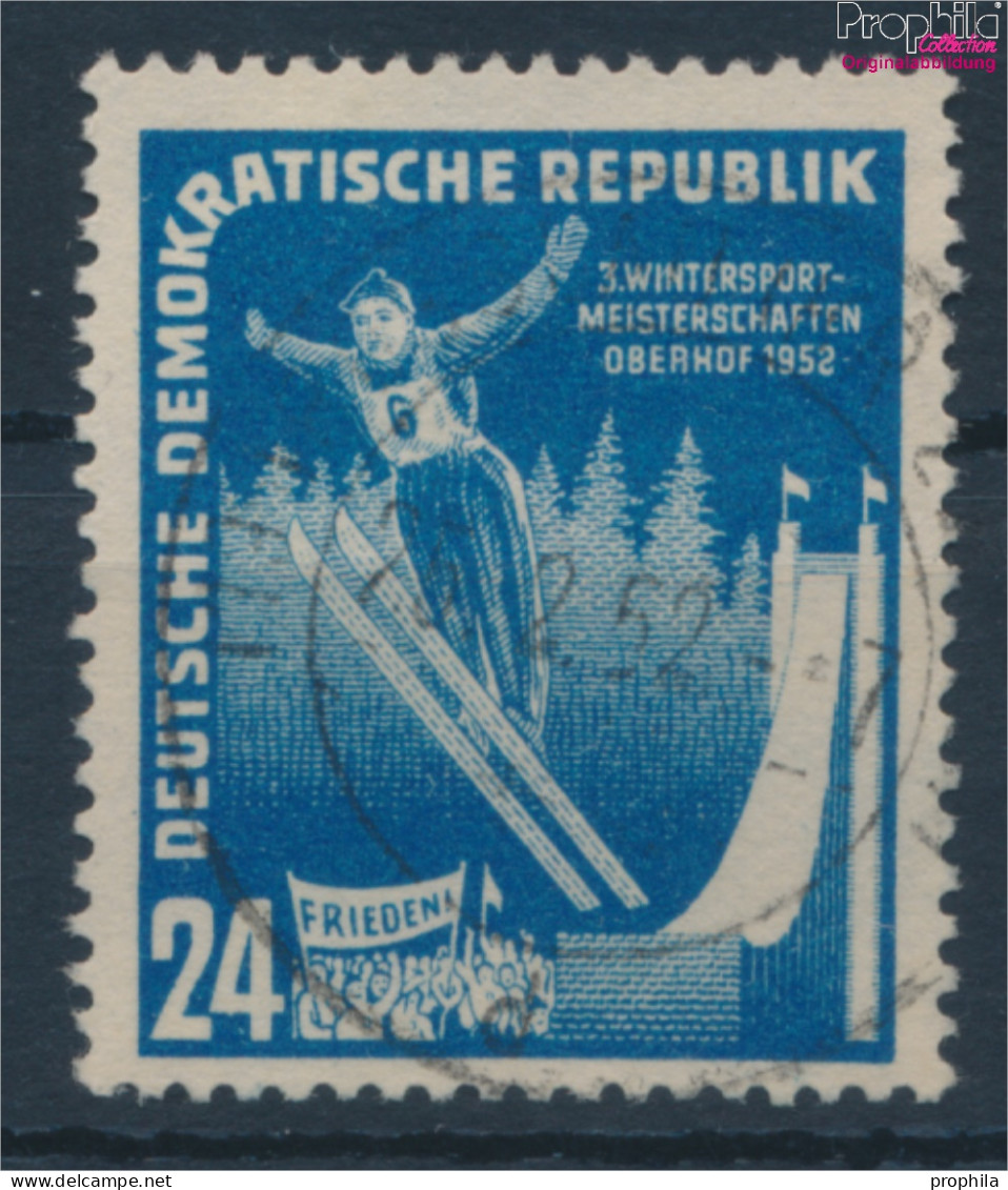 DDR 299 Gestempelt 1952 Wintersportmeisterschaften Der DDR (10356786 - Oblitérés