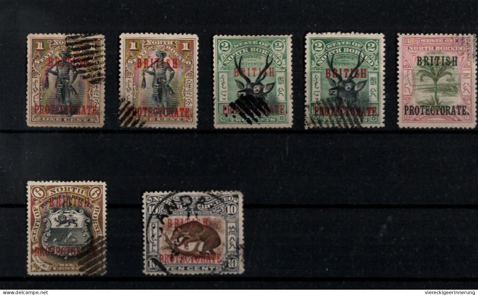 ! Lot Of 140 Stamps From British North Borneo, Nordborneo - North Borneo (...-1963)