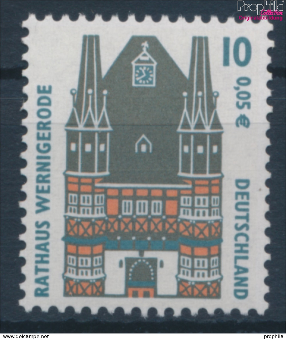 BRD 2139A R B Mit Zählnummer Schwarz Postfrisch 2000 Sehenswürdigkeiten (10343308 - Unused Stamps