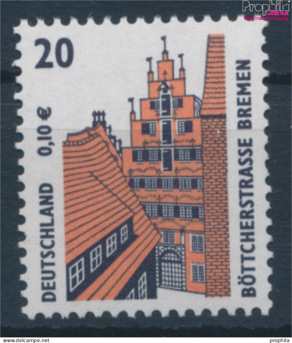 BRD 2224R B Mit Zählnummer Schwarz Postfrisch 2001 Sehenswürdigkeiten (10343313 - Unused Stamps