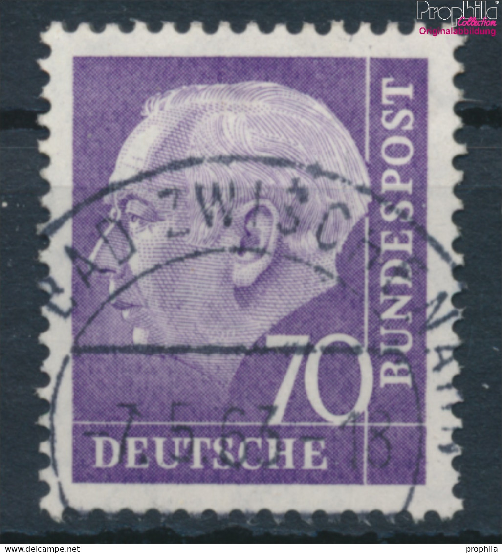 BRD 263x W Z, Mit Wasserzeichen 5 Z Seitenverkehrt Gestempelt 1957 Bundespräsident Heuss (II) (10348129 - Gebruikt