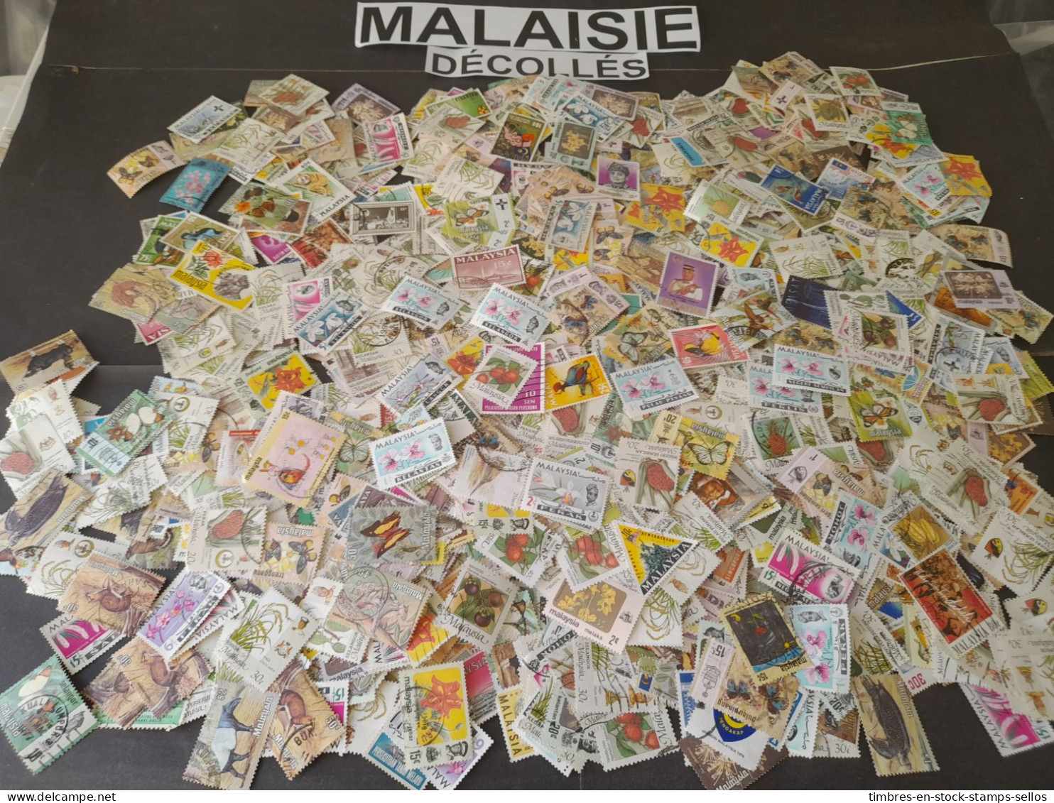 MALAISIE VRAC 125 G DECOLLES, MODERNES, GRANDS - Lots & Kiloware (mixtures) - Max. 999 Stamps