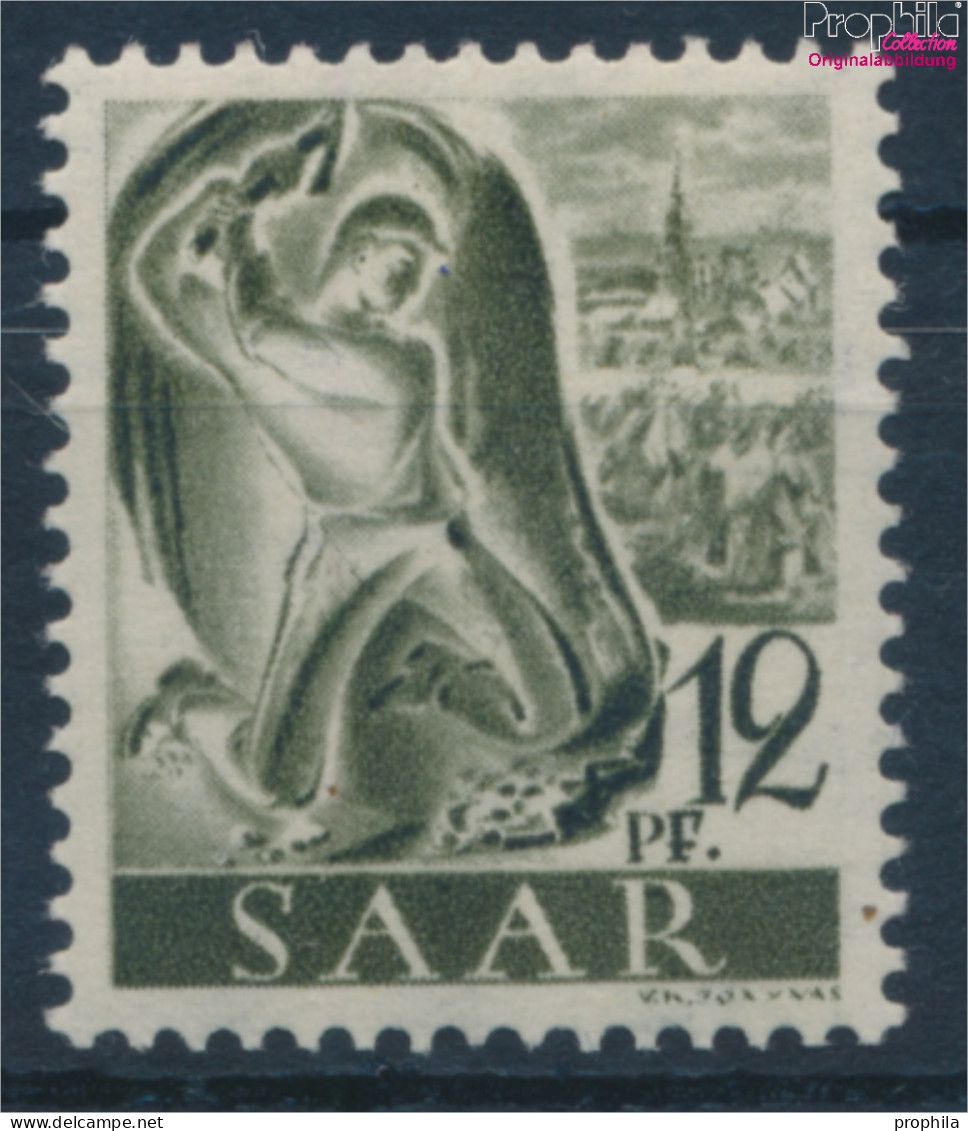 Saarland 211X Fallendes Wasserzeichen Postfrisch 1947 Berufe Und Ansichten (10357438 - Oblitérés