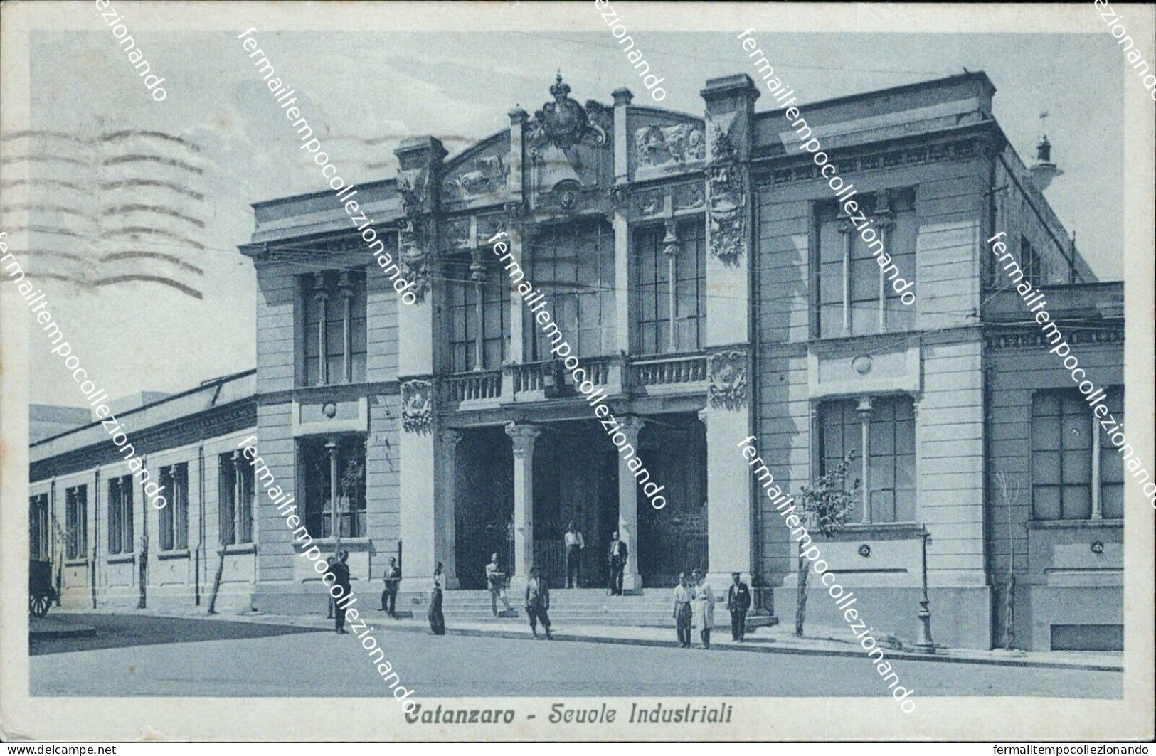 Cp12 Cartolina Catanzaro Citta' Scuole Industriali 1937 Calabria - Catanzaro