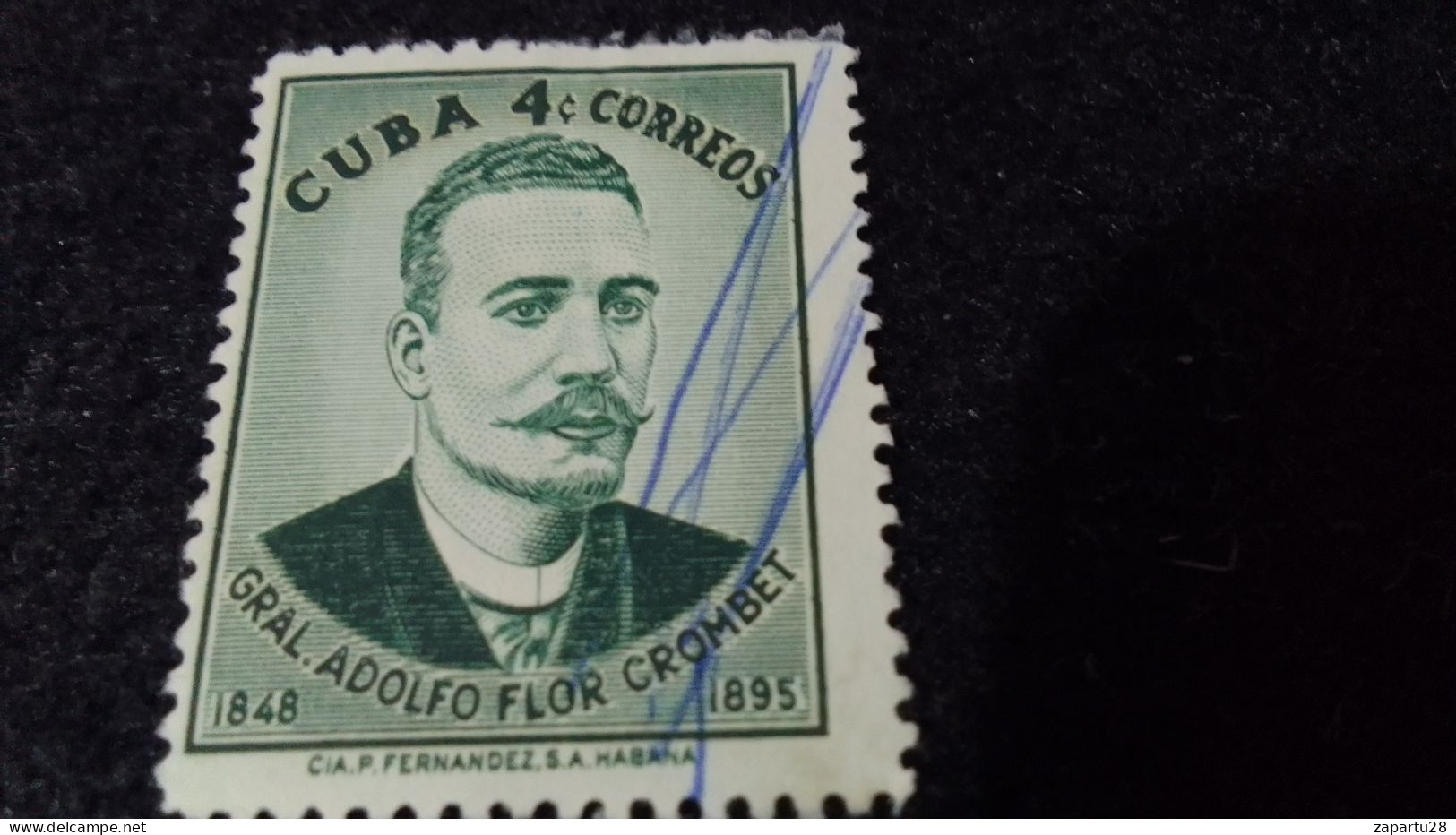 CUBA- 1920--1930-  4  C.    DAMGALI - Oblitérés