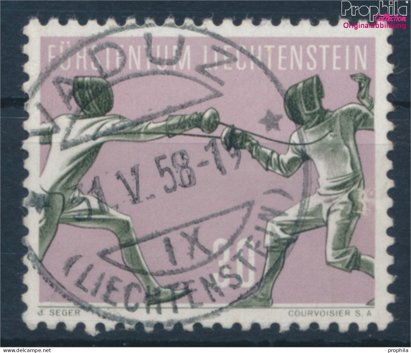 Liechtenstein 366 Gestempelt 1958 Sport (10374141 - Usati