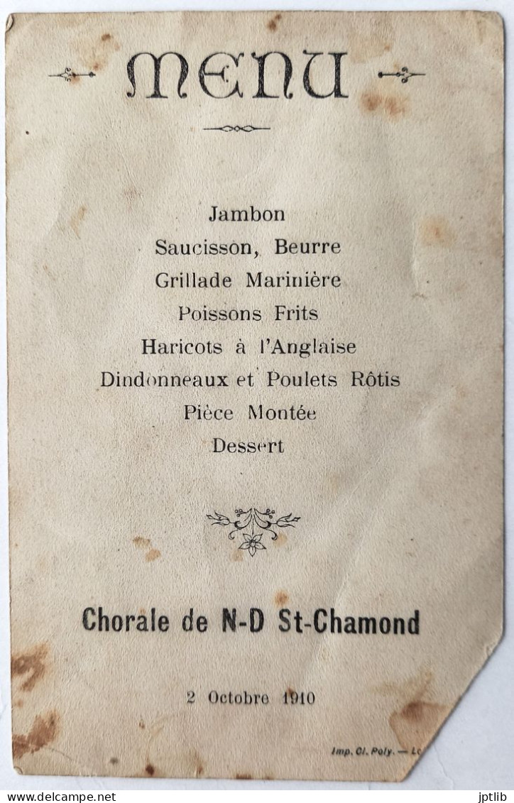 CPA Carte Postale / 69 Rhône, Loire / Cl. C. D. - Blanchard, édit. - Imp. Cl. Poly / Restaurant DUMAS. - Loire Sur Rhone
