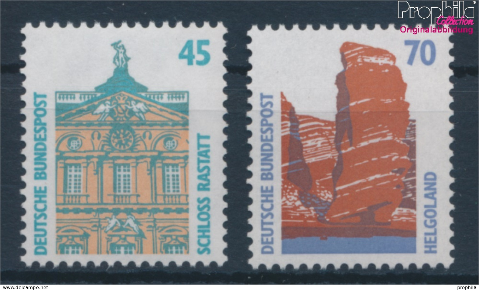 BRD 1468R II-1469R II Mit Zählnummer (kompl.Ausg.) Postfrisch 1990 Sehenswürdigkeiten (10343273 - Neufs