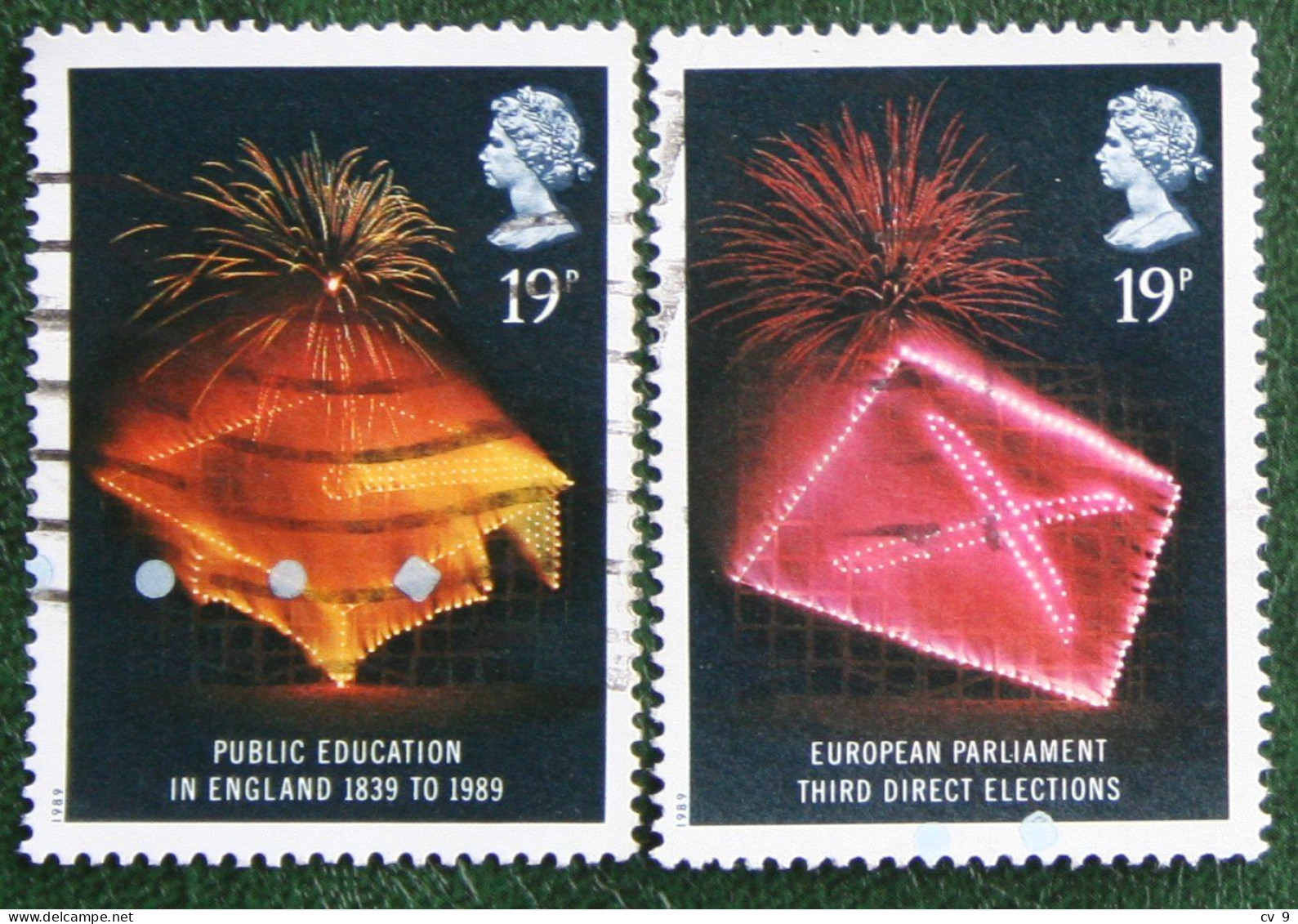 ANNIVERSARIES Telephone EUROPA CEPT (Mi 1198-1199) 1989 Used Gebruikt Oblitere ENGLAND GRANDE-BRETAGNE GB GREAT BRITAIN - Used Stamps