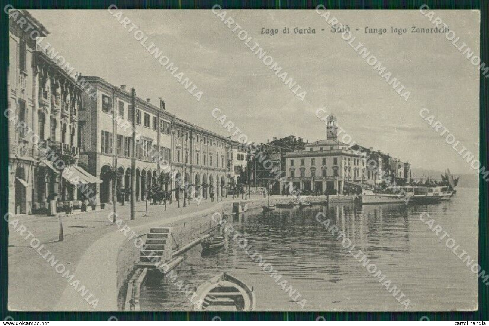 Brescia Salò Lago Di Garda Cartolina MT2198 - Brescia