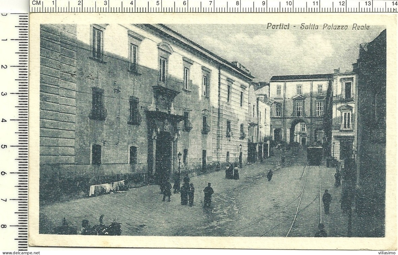 Campania - Napoli - Portici - Salita Palazzo Reale - V. 1921 - Portici