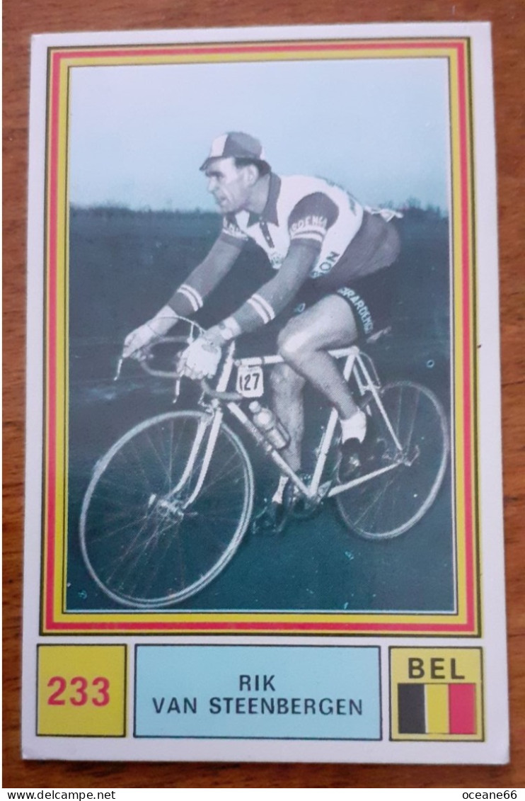 Chromo Panini Rik Van Steenbergen 233 Sprint 71 - Cyclisme