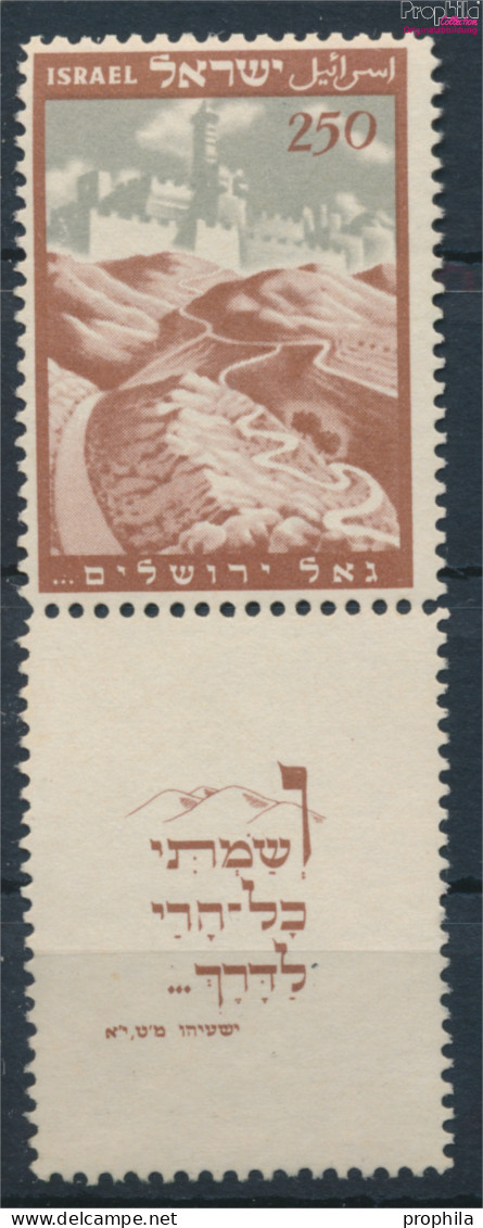 Israel 15 Mit Halbtab (kompl.Ausg.) Postfrisch 1949 Parlament (10348774 - Ongebruikt (met Tabs)