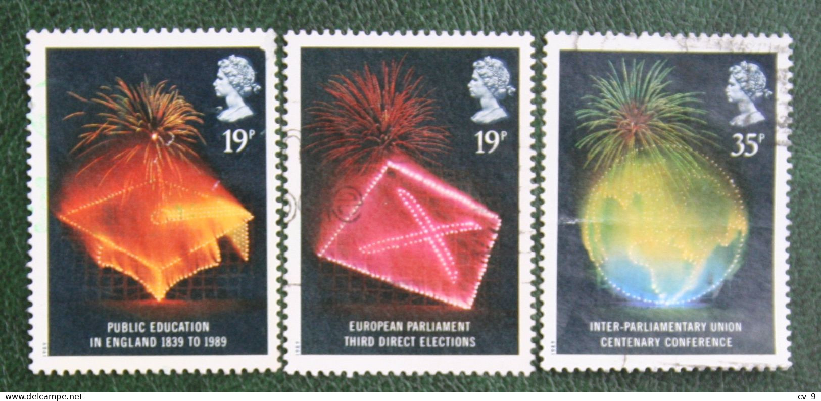ANNIVERSARIES Telephone EUROPA CEPT (Mi 1198-1200) 1989 Used Gebruikt Oblitere ENGLAND GRANDE-BRETAGNE GB GREAT BRITAIN - Used Stamps