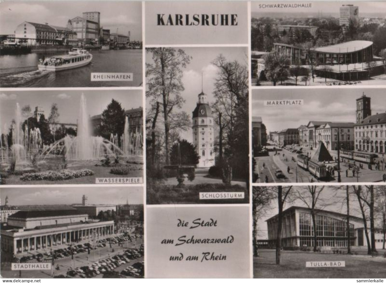 53429 - Karlsruhe - U.a. Marktplatz - 1979 - Karlsruhe