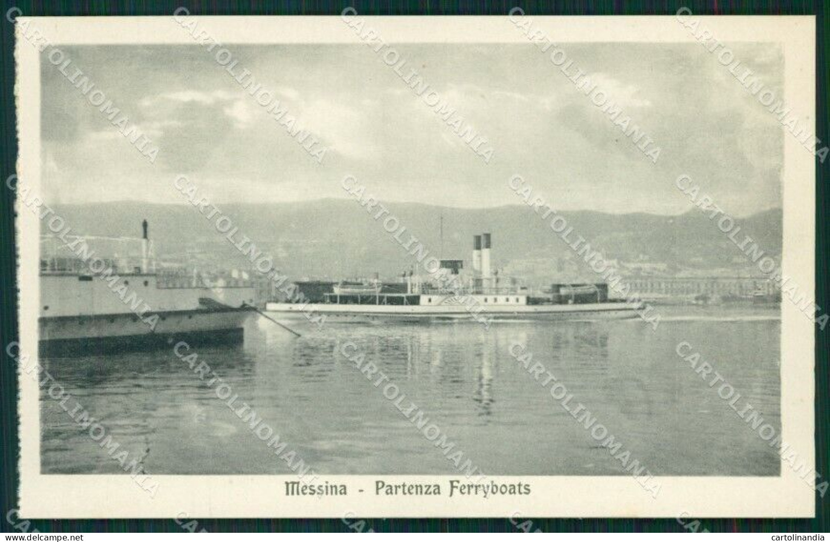Messina Città Ferry Boats Cartolina MT2619 - Messina