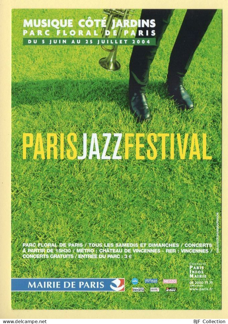 Musique Côté Jardin / PARIS JAZZ FESTIVAL / Parc Floral De Paris / 2004 / MAIRIE DE PARIS / Musique Et Musiciens - Music And Musicians