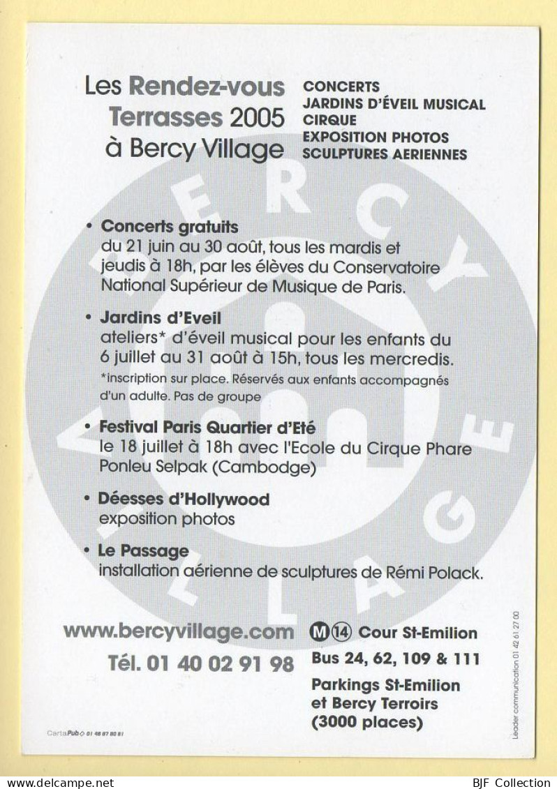 Les Rendez-vous Terrasses / Bercy Village / 2005 / Musique Et Musiciens - Music And Musicians