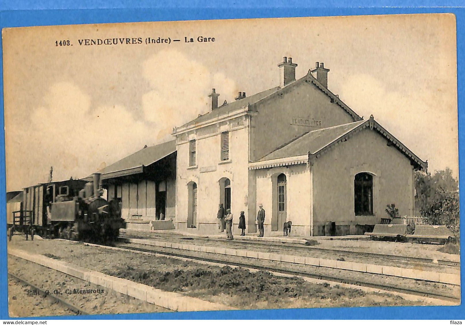 36 - Indre - Vendoeuvres - La Gare (N15335) - Autres & Non Classés