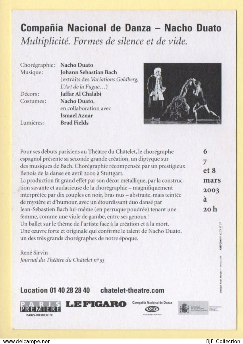 Chatelet / Nacho Duato / 2003 / Danse - Tanz