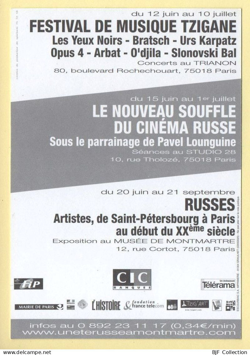 UN ETE RUSSE A MONTMARTRE / 2003 / Spectacle - Autres & Non Classés