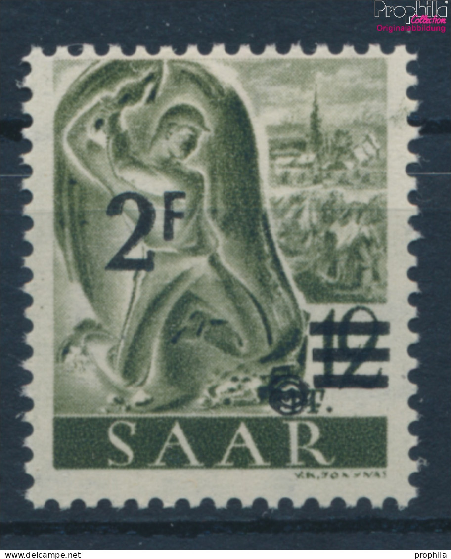 Saarland 229X I, Fallendes Wasserzeichen, Urdruckmarke Postfrisch 1947 Berufe Und Ansichten (10357427 - Oblitérés