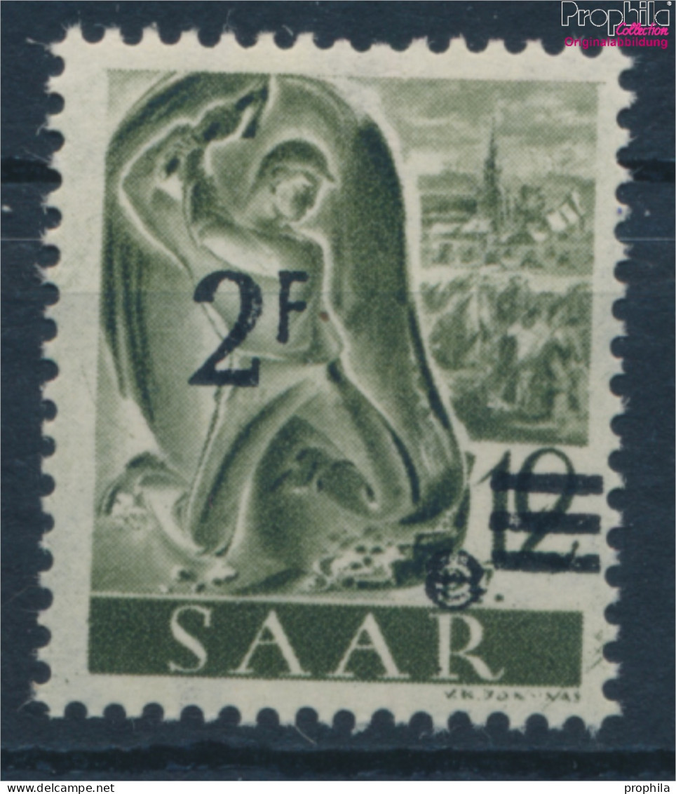 Saarland 229X I, Fallendes Wasserzeichen, Urdruckmarke Postfrisch 1947 Berufe Und Ansichten (10357428 - Gebraucht