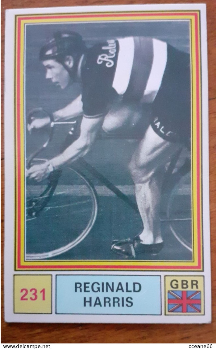 Chromo Panini Reginald Harris 231 Sprint 71 - Cycling