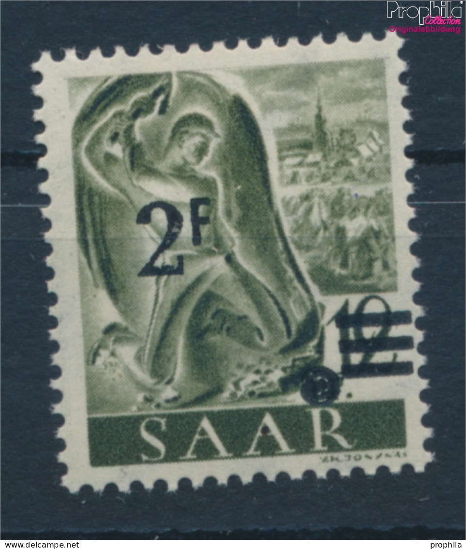 Saarland 229X I, Fallendes Wasserzeichen, Urdruckmarke Postfrisch 1947 Berufe Und Ansichten (10357430 - Oblitérés