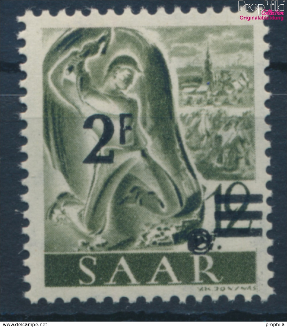 Saarland 229X I, Fallendes Wasserzeichen, Urdruckmarke Postfrisch 1947 Berufe Und Ansichten (10357432 - Gebraucht