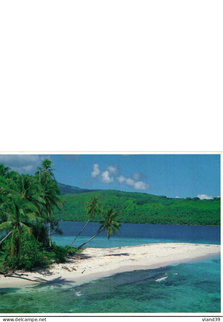 POLYNESIE FRANCAISE  -  Plage De Rêve Polynésienne.   -   Cachet Postal. 1992 - Polynésie Française