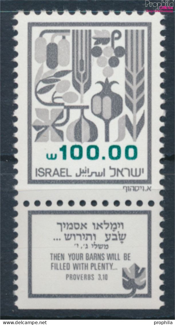 Israel 965y I Mit Tab, 2 Phosphorstreifen Postfrisch 1984 Früchte Des Landes Kanaan (10348766 - Nuevos (con Tab)