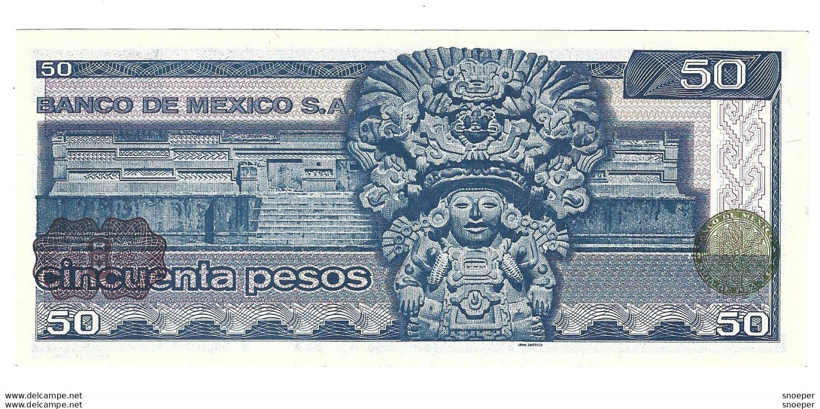 Mexico 50 Pesos 1981  73  Unc - Mexique