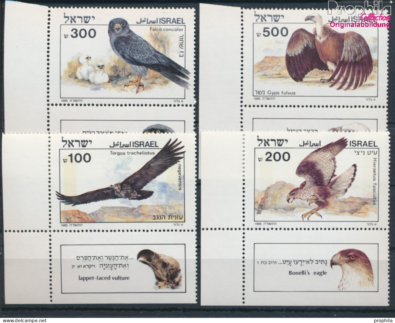 Israel 982-985 Mit Tab (kompl.Ausg.) Postfrisch 1985 Vögel Der Bibel (10348765 - Unused Stamps (with Tabs)