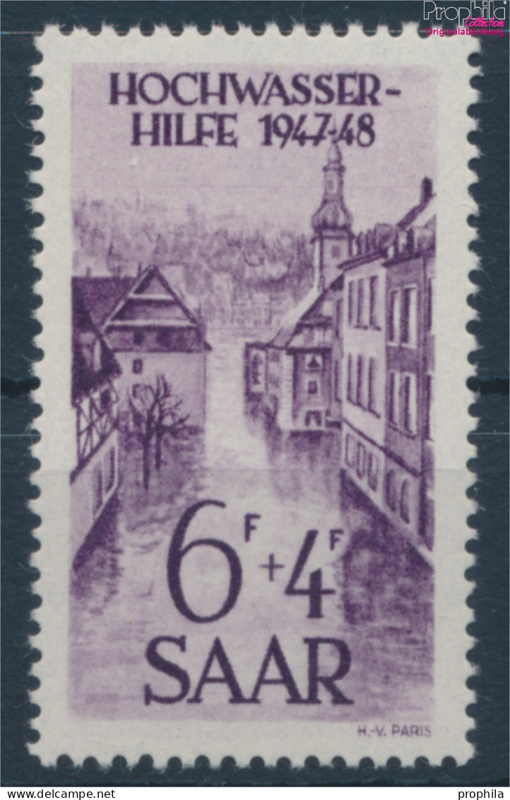 Saarland 256 Postfrisch 1948 Hochwasserhilfe (10357422 - Oblitérés