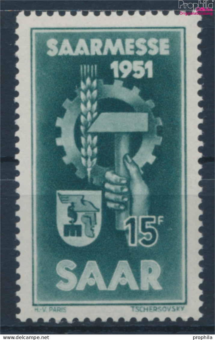 Saarland 306 (kompl.Ausg.) Postfrisch 1951 Saarmesse (10357395 - Oblitérés