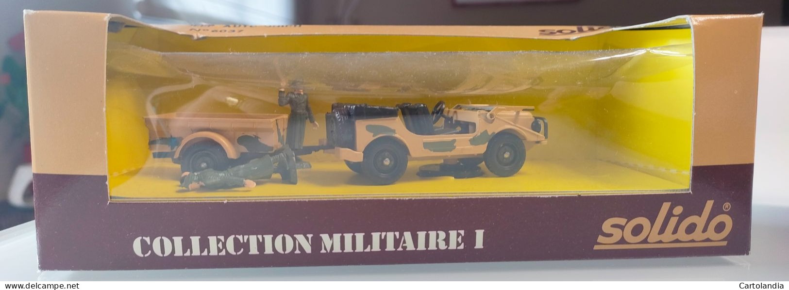 SOLIDO COLLECTION MILITAIRE I   JEEP AUTO-UNION N°6037 - Other & Unclassified