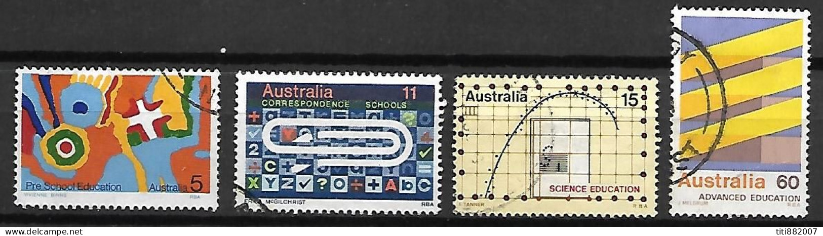 AUSTRALIE   -  1974.  Education .  Oblitérés.  Série Complète - Used Stamps