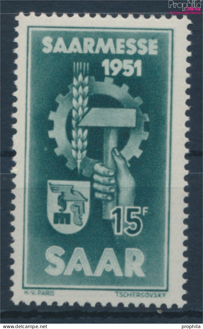 Saarland 306 (kompl.Ausg.) Postfrisch 1951 Saarmesse (10357399 - Oblitérés