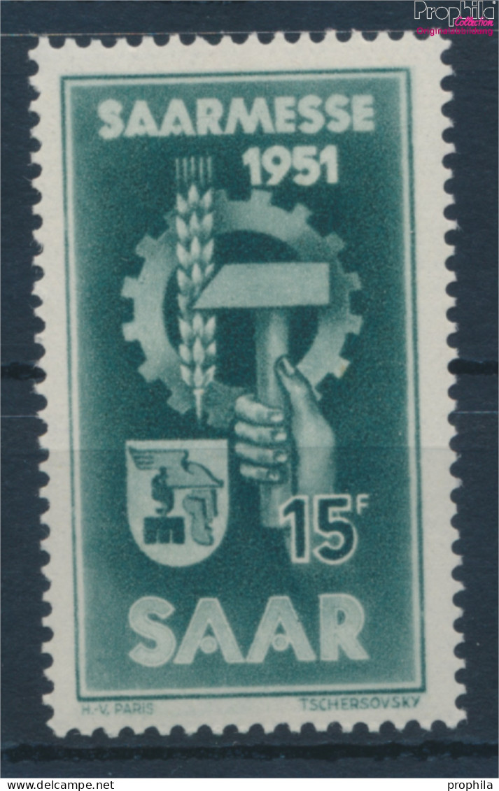 Saarland 306 (kompl.Ausg.) Postfrisch 1951 Saarmesse (10357401 - Oblitérés