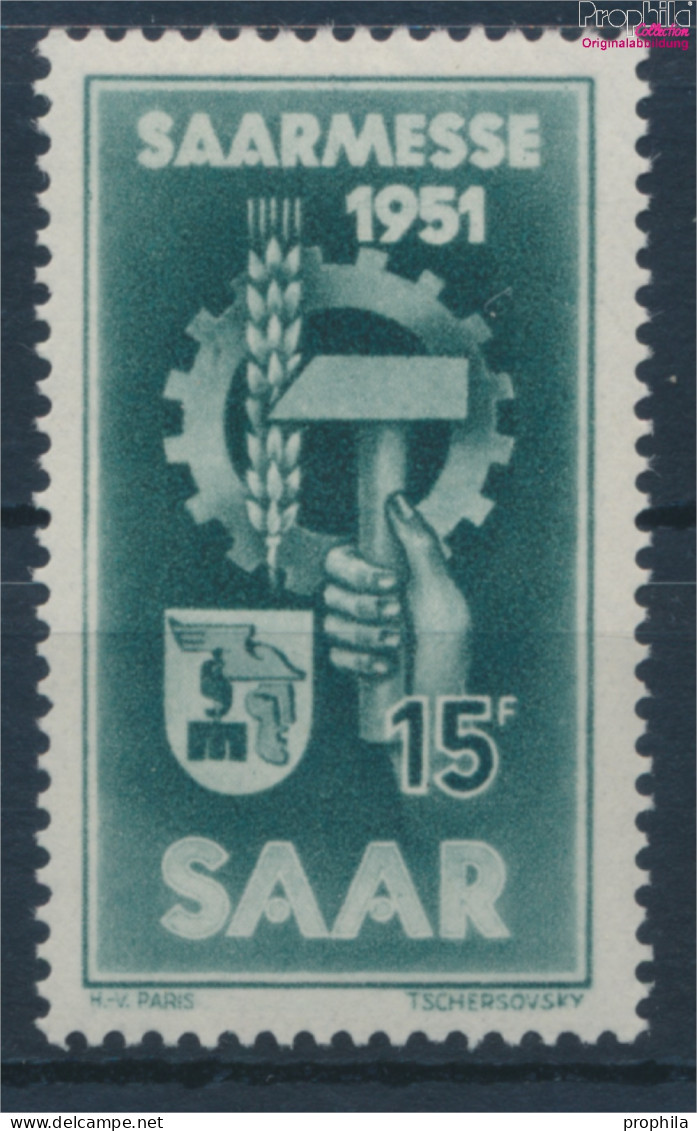 Saarland 306 (kompl.Ausg.) Postfrisch 1951 Saarmesse (10357402 - Oblitérés