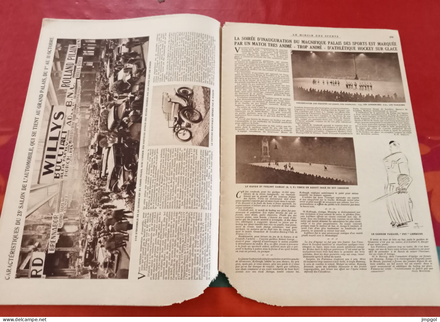 Miroir Des Sports N°619 Oct 1931 Ladoumègue Salon Auto Grand Palais Voiture électrique Bugatti Critérium Mont Valérien - Sport