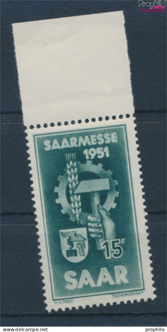 Saarland 306 (kompl.Ausg.) Postfrisch 1951 Saarmesse (10357416 - Oblitérés