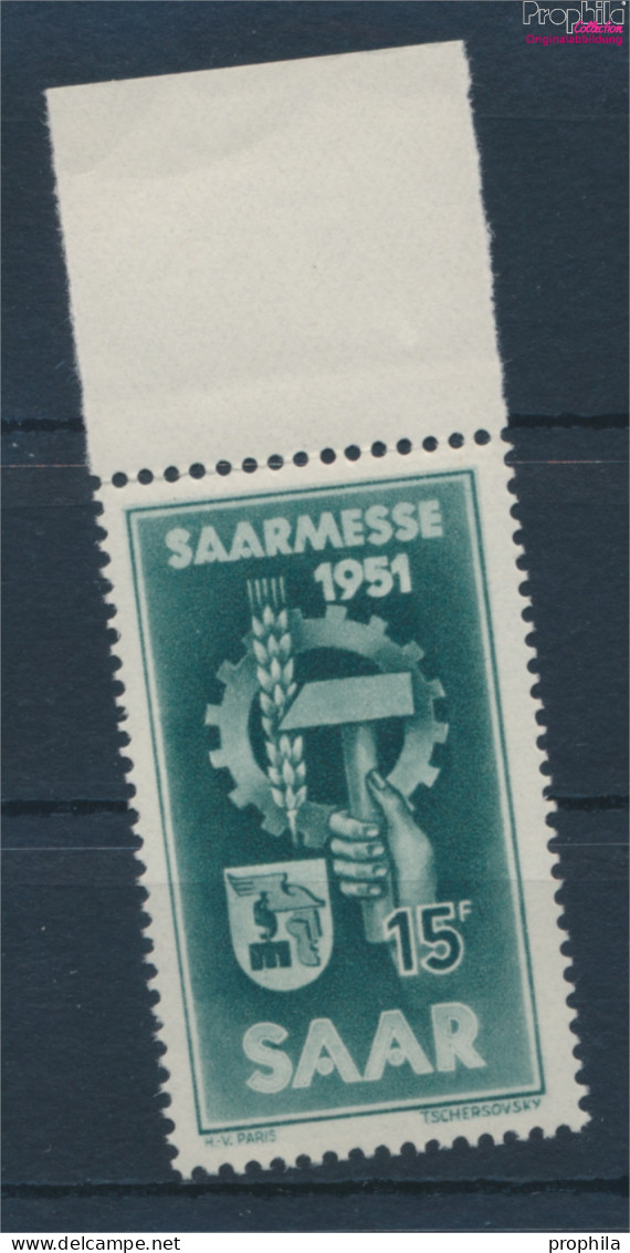 Saarland 306 (kompl.Ausg.) Postfrisch 1951 Saarmesse (10357416 - Gebraucht